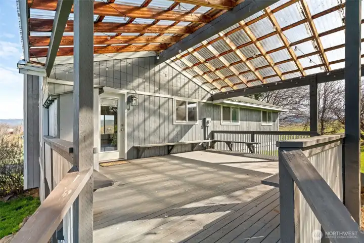 Covered Back Deck
