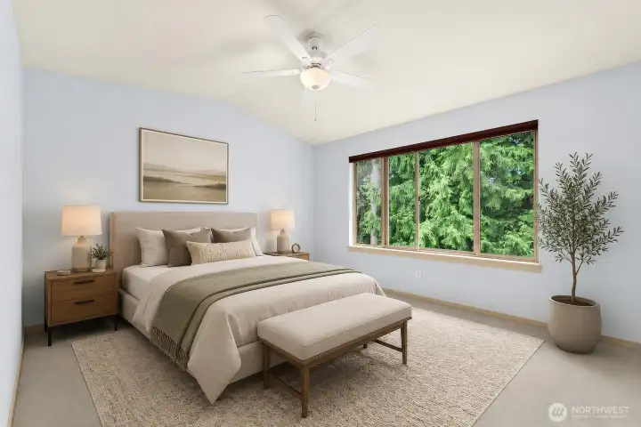 Primary Bedroom. Virtually Staged