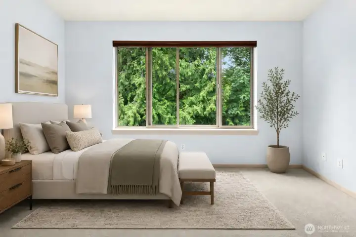 Primary Bedroom. Virtually Staged