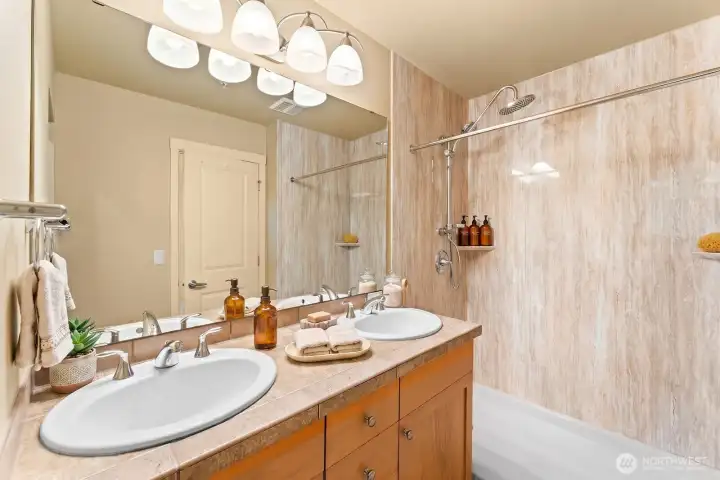 Primary Bath. Virtually Staged