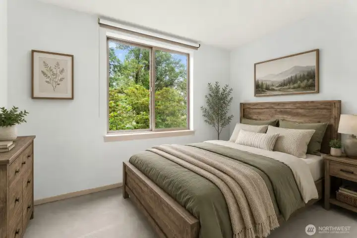 2nd bedroom Virtually Staged