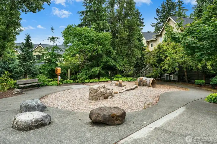 Neighborhood park just steps away