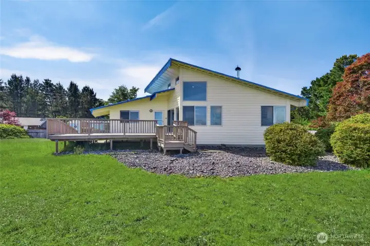 East side of home