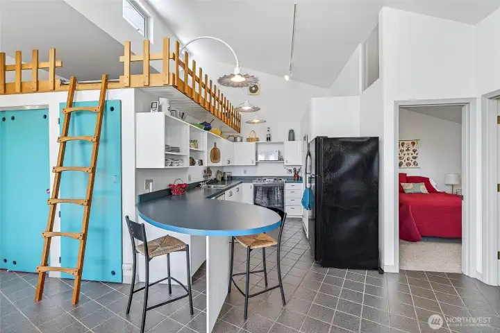 Loft Kitchen area