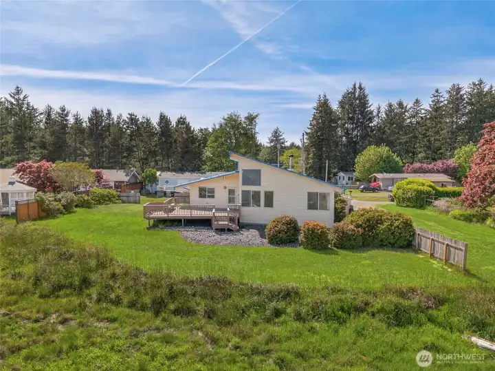 Drone West view