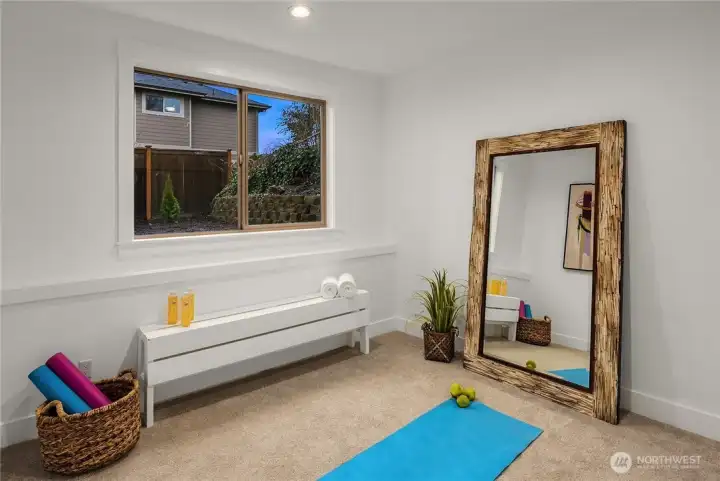 Fitness/office/bedroom on the lower level Fitness/office/bedroom on the lower level
