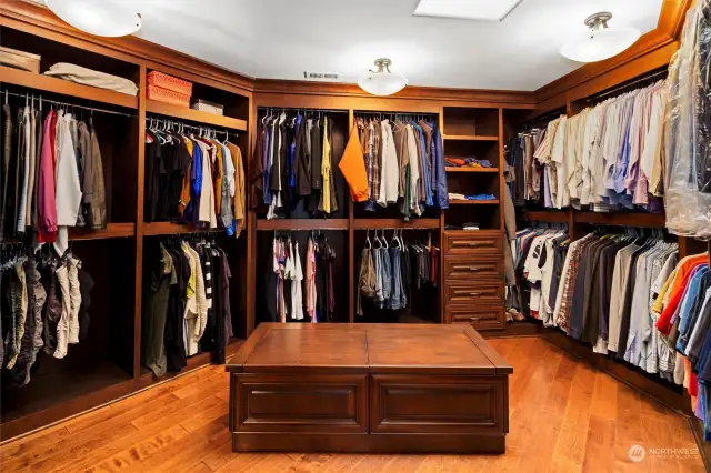 Enormous walk-in closet