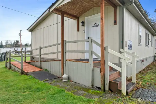 Handicap accessible clubhouse.