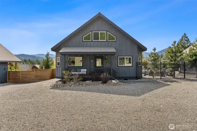 Low maintenance landscaping.