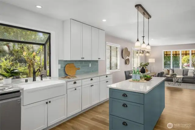 Upper level kitchen