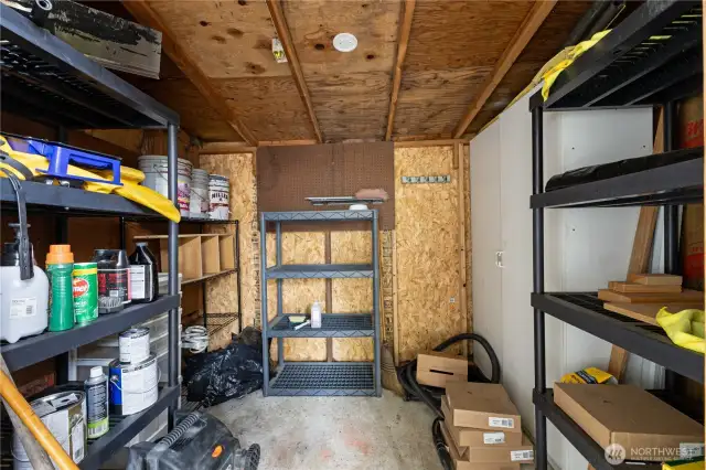 Huge storage shed.
