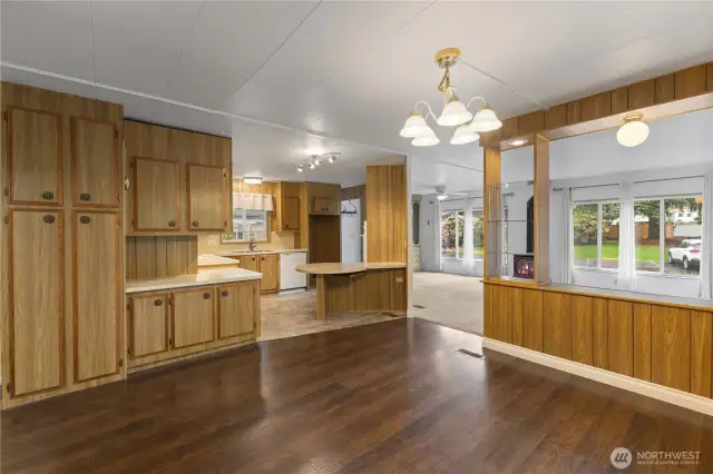 Formal dining room.  Tons of storage!