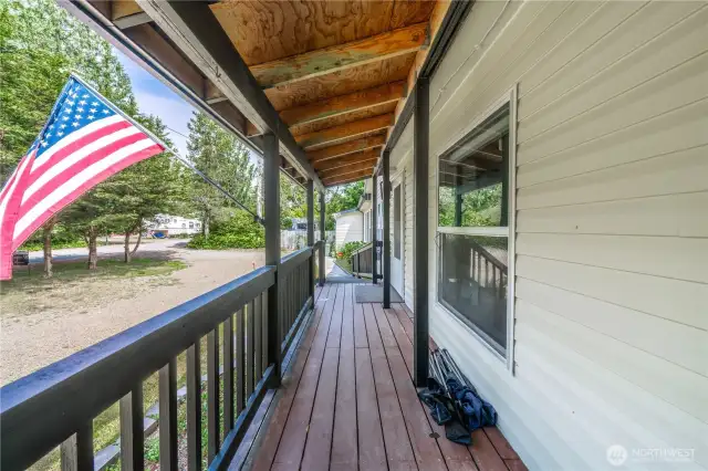 Front porch from S