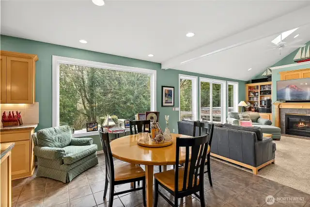 Kitchen with Eating Eating Space