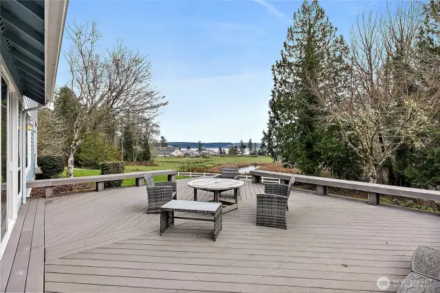 Views of Puget Sound from Deck