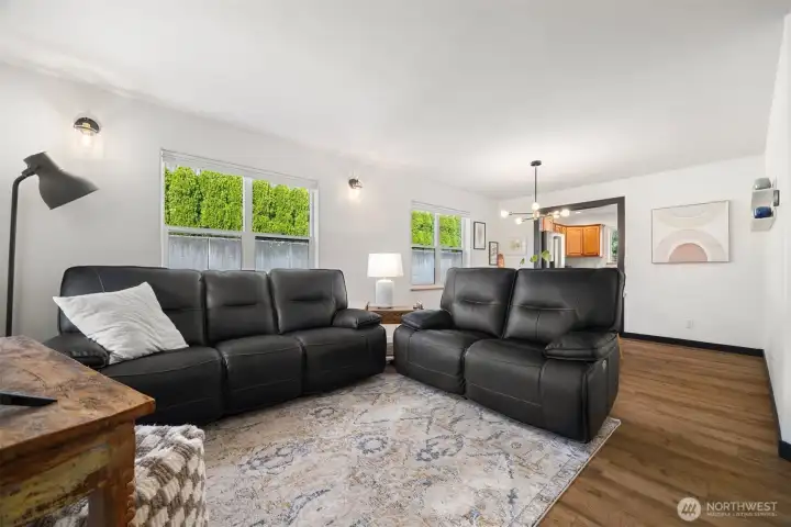As you enter the home you will see the attention to details that the sellers have put into this home.