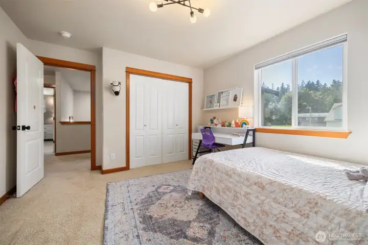 This is the 3rd bedroom and it is adjacent to the office or den.