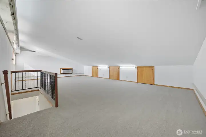 Bonus Loft Area  Versatile upper-level loft with ample natural light — the perfect space for a home office, fitness area, or creative studio.