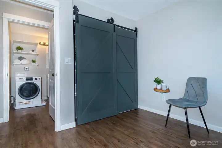 Primary Bedroom looking across the hall toward the bathroom
