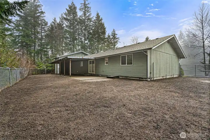 Fresh seeded top soil ready for grass to start growing in the spring.