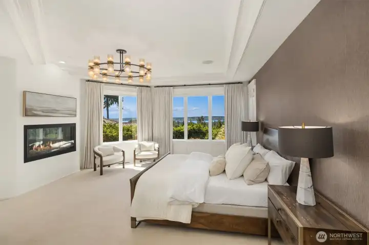 Retreat to the luxurious primary suite, your personal sanctuary, complete with a cozy fireplace, spa-inspired bath, and a Nordstrom-worthy walk-in closet for daily indulgence.