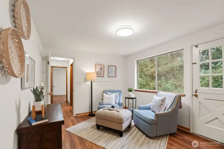 Flexible space - perfect for breakfast nook or sitting area.