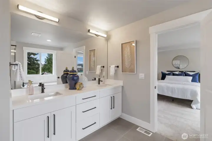 Photos are of model home of another community and are for illustration purposes only to reflect typical finishes.  May depict seller enhancements. Colors & options may vary.