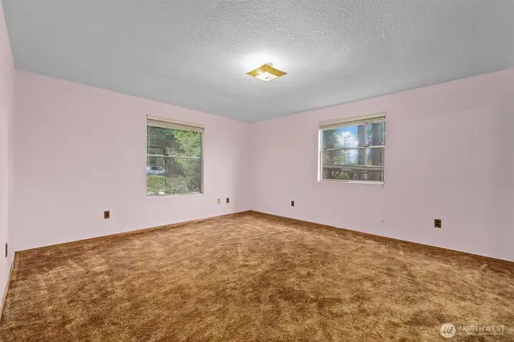 Primary bedroom on the main level