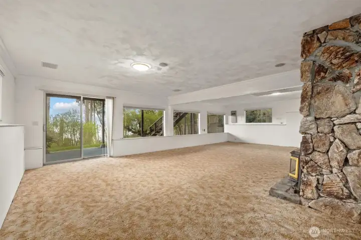 Daylight basement is expansive