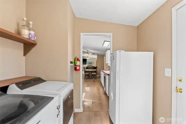 Laundry Room-Through Kitchen