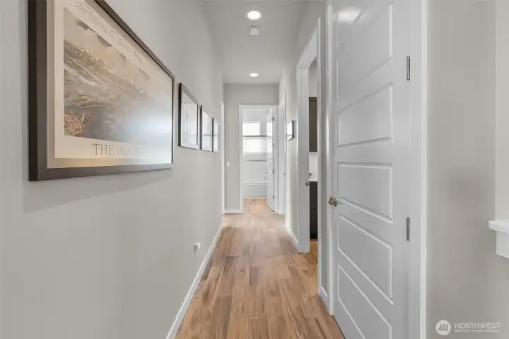 8' Doors make for a spacious Feel Through out the Main Floor.