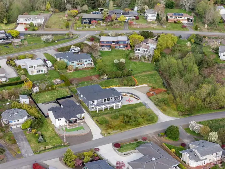 Sited on a double lot, fully Landscaped and fenced.