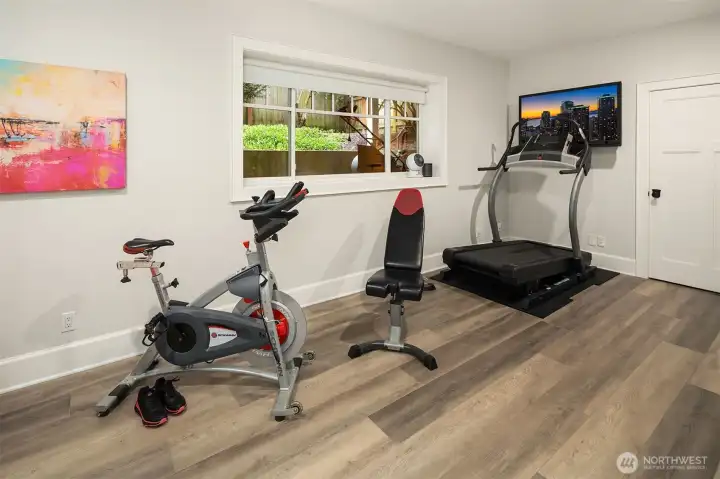 fitness room or bedroom