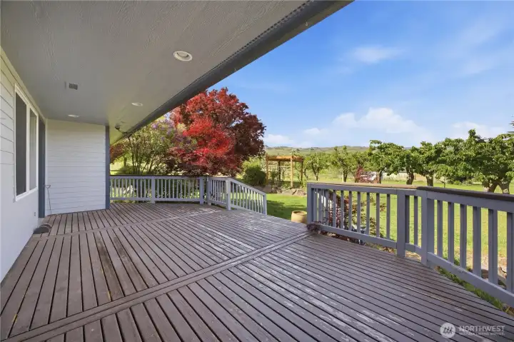 Deck access off primary & Family Room