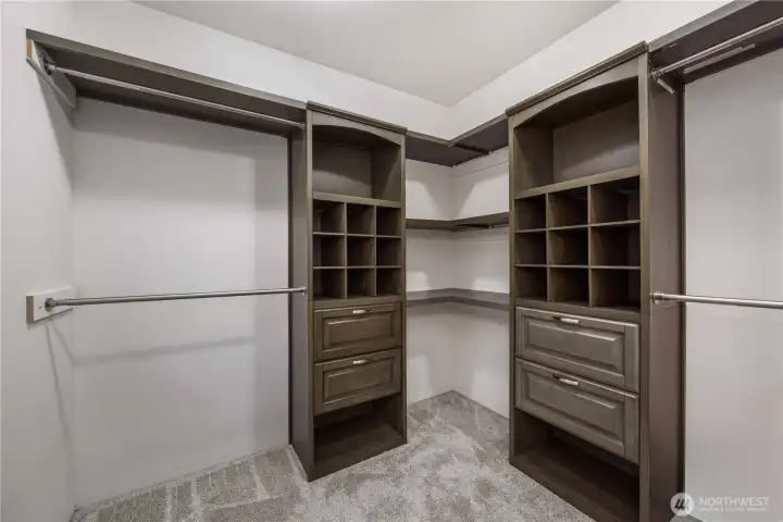 Built in Primary Closet