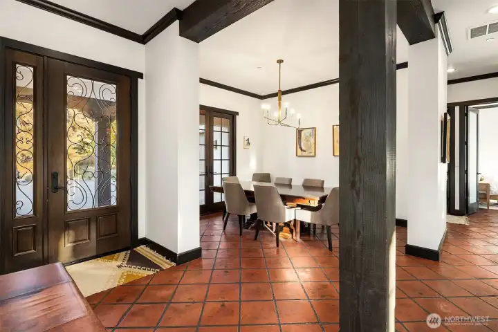 Entry and Dining Room