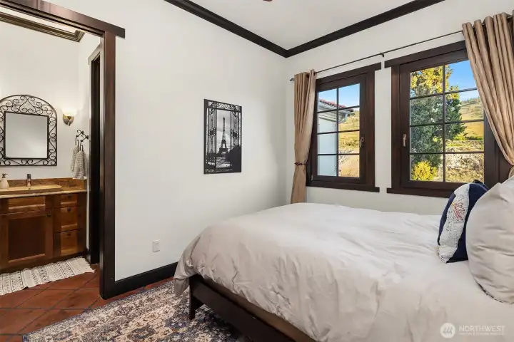 Bedroom 2 with access to full bathroom