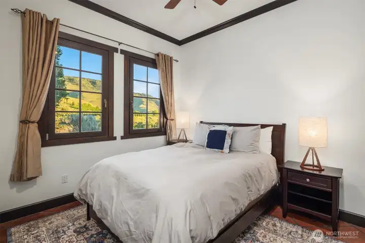 Bedroom 2 has southern exposure