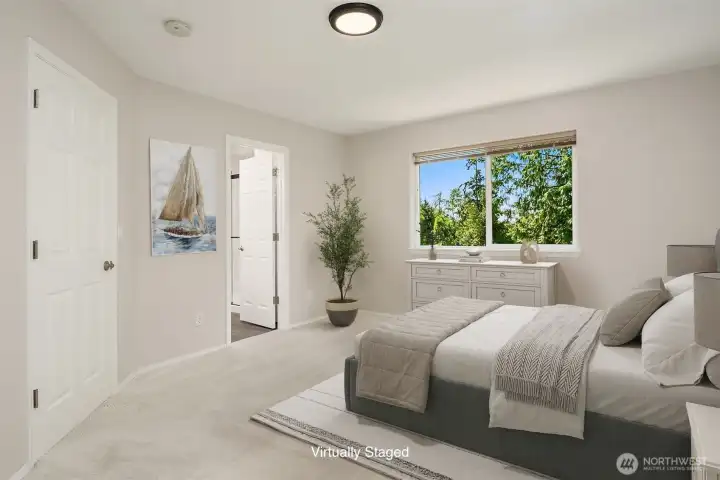 Primary Bedroom with Updated Ensuite Bathroom
