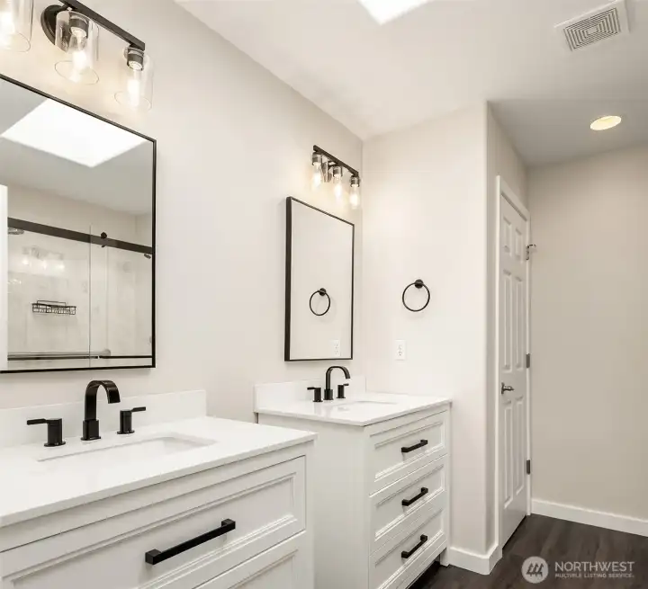 Primary Dual Vanities - Renovated
