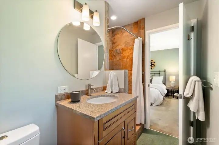 The primary bath was recently updated. The primary bath was recently updated.