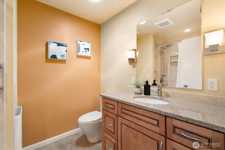 The main floor full bath is also recently updated. The main floor full bath is also recently updated.