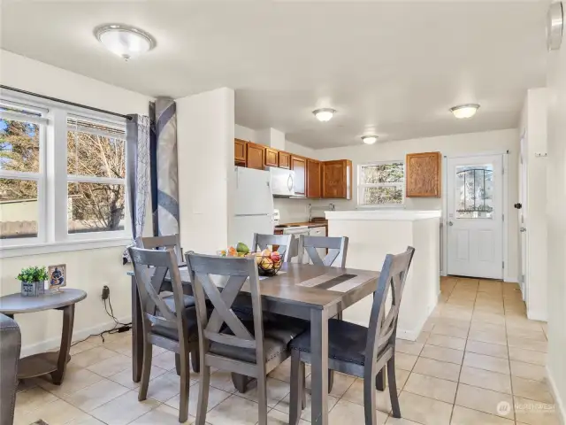 Dining Area and Kitchen View