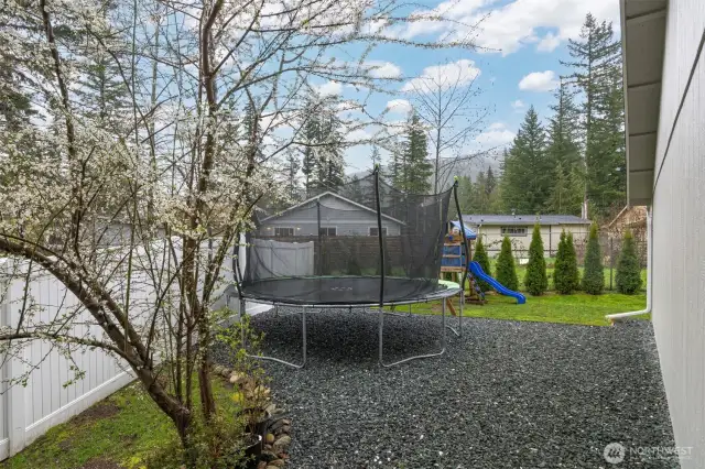 Play area on side of home