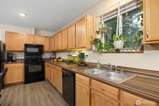 Clean and functional kitchen