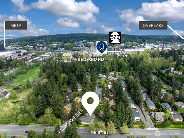 Close to new LightRail Station.