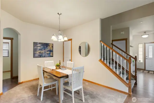 Formal dining area