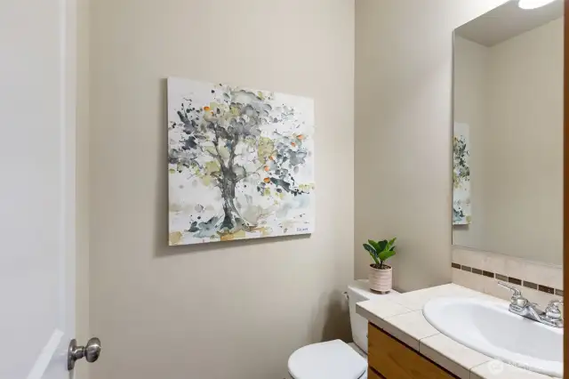 1/2 bath on main floor