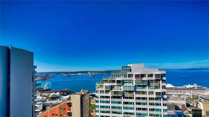 Westerly morning view from deck