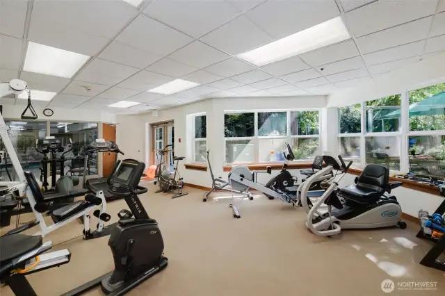 Well appointed gym